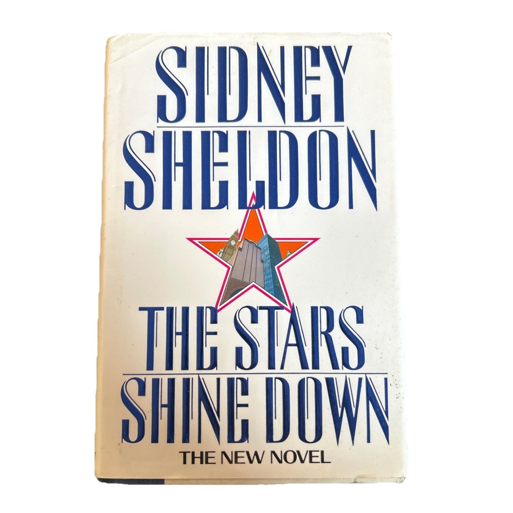 SIDNEY SHELDON "The Stars Shine Down" Novel Hardcover - PREOWNED!